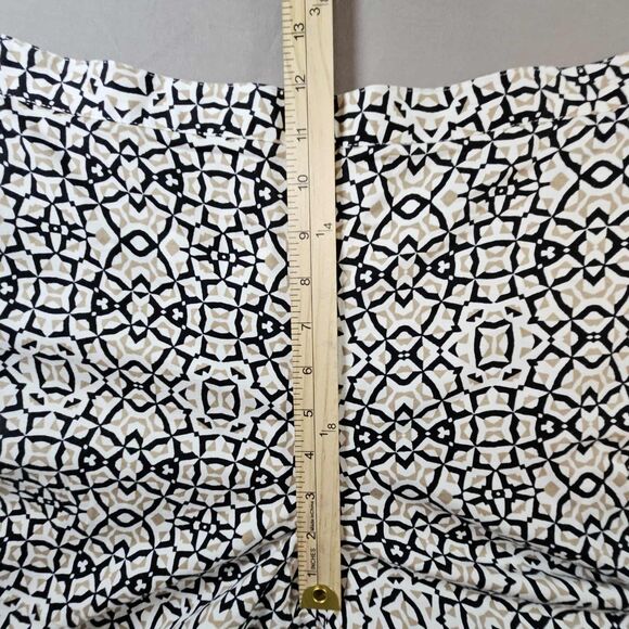 ALFRED DUNNER Capri Pants Women’s Size 16 Pull On Geometric pattern - Picture 4 of 7